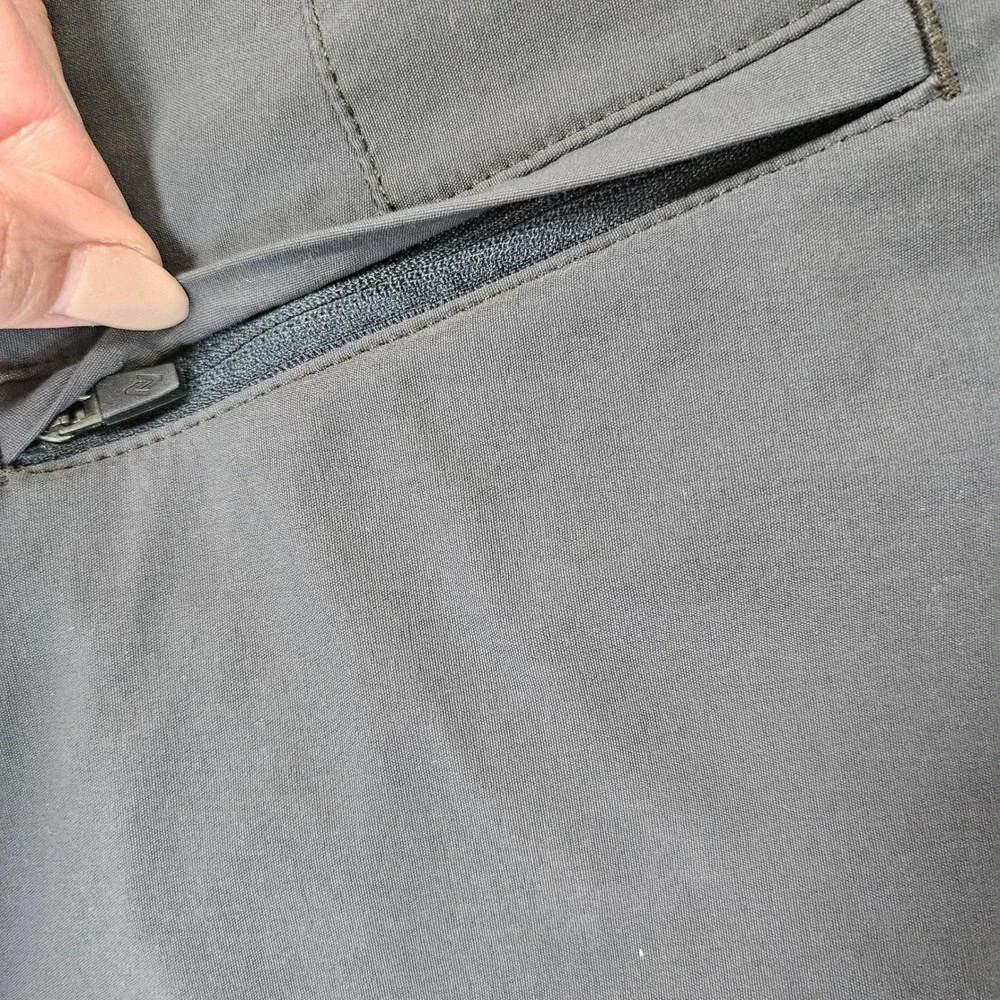 Eddie Bauer Travex Mens Horizon Guide Chino Pants Gray 33x32 Hiking Travel - Picture 8 of 15